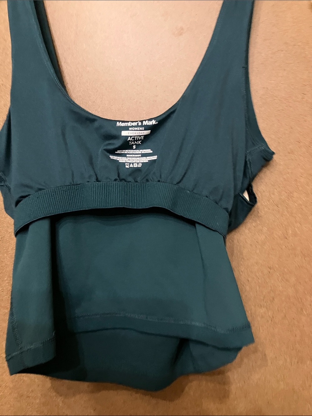 Member's Mark Teal Scoop-Neck Tank Top - Picture 6 of 8